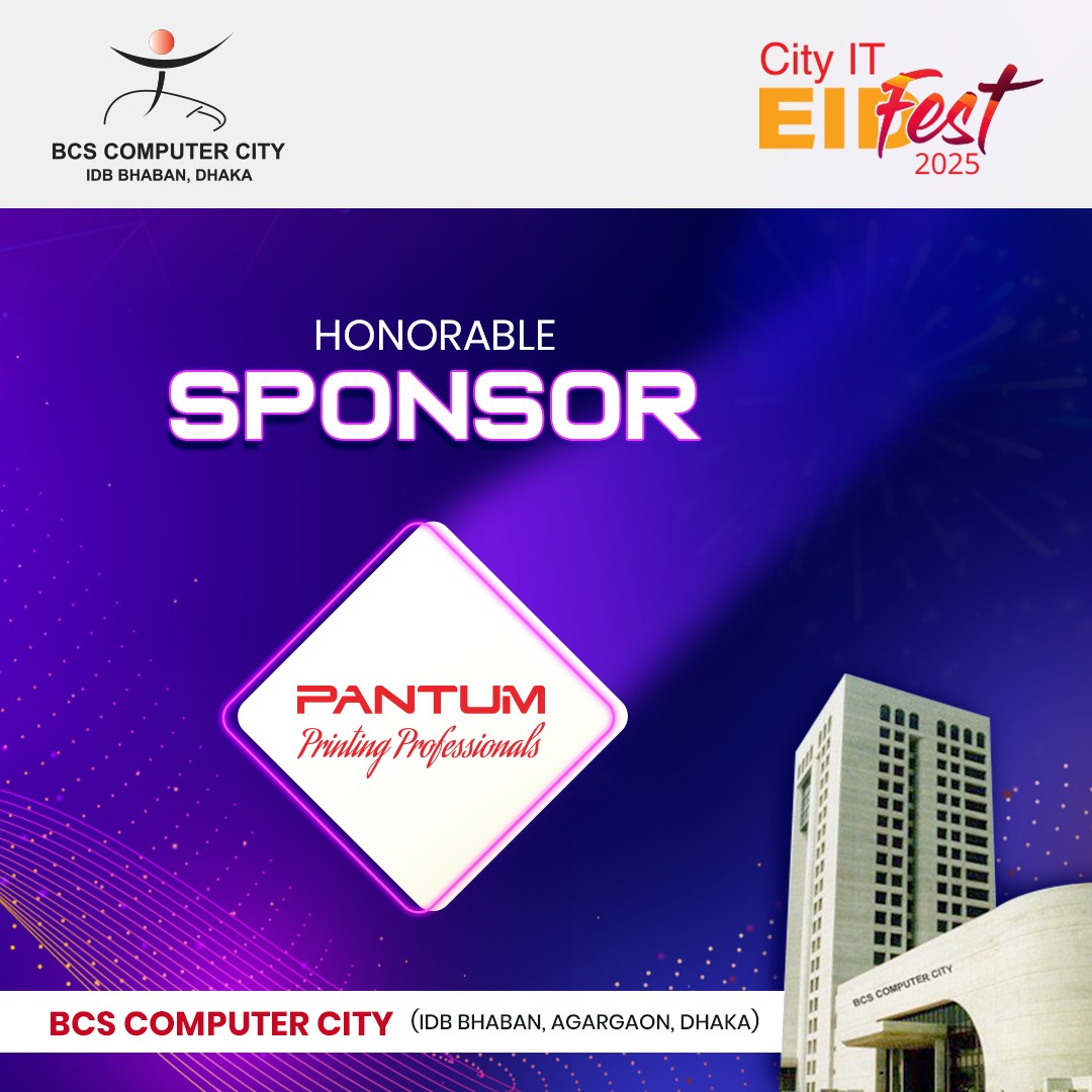 Gratitude to our honorable sponsor Pantum - City IT EID Fest 2025